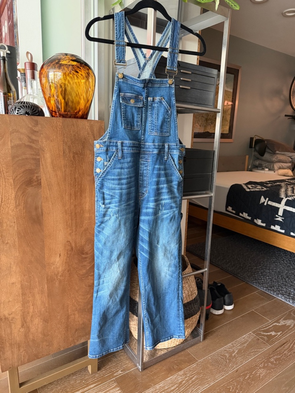 Pilcro Denim Overalls